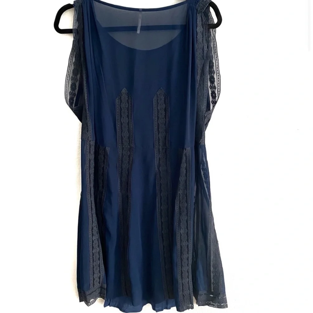 Free People Blue Lace Dress